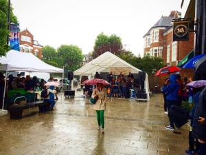 a rainy Muswell Hill